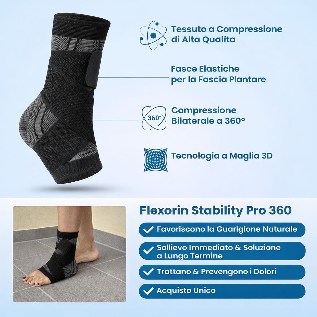 Flexorin® Stability Pro 360 - Tutore Ortopedico Professionale