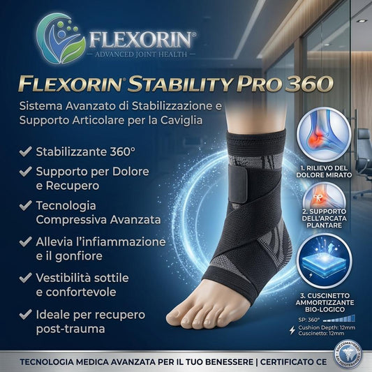 Flexorin® Stability Pro 360 - Tutore Ortopedico Professionale